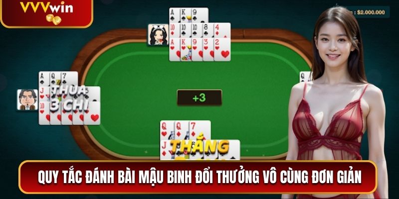 Mậu Binh Đổi Thưởng VVVwin Và Luật Chơi Từ Cơ Bản 2026 2 Quy tắc đánh bài Mậu Binh Đổi Thưởng vô cùng đơn giản